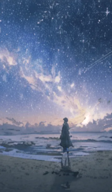 [LINE着せ替え] 銀河の冬空 #MI01。の画像1