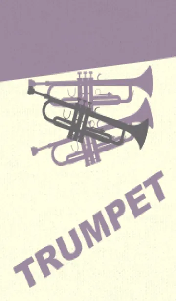 [LINE着せ替え] Trumpet CLR 鳩羽紫の画像1