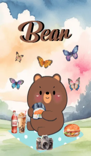 [LINE着せ替え] Love Bear Love Picnic Theme (JP)の画像1