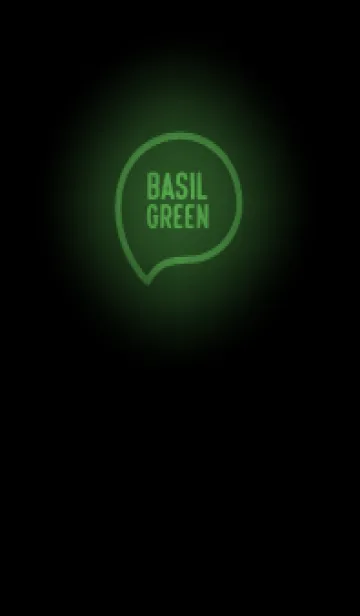 [LINE着せ替え] Basil Green Neon Theme V7 (JP)の画像1