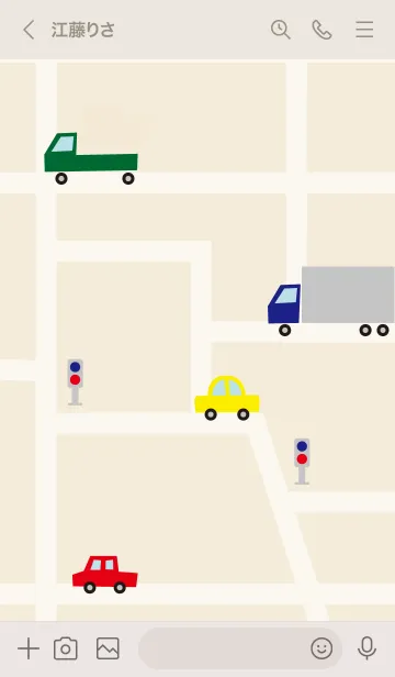 [LINE着せ替え] いろんな車が走る19の画像2