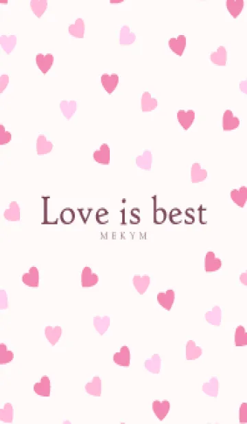 [LINE着せ替え] Love is best PINK-MEKYM 24の画像1