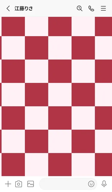 [LINE着せ替え] ラベンダーブラシ■茜色.TKCの画像2