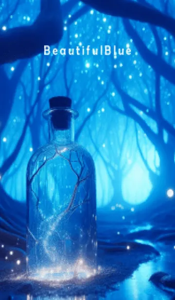 [LINE着せ替え] Beautiful Blue-BOTTLEの画像1