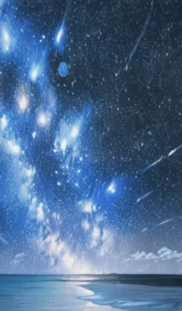 [LINE着せ替え] 銀河の冬空 #MH014。の画像1