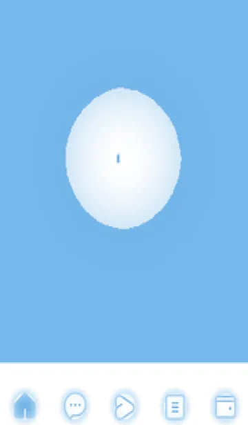 [LINE着せ替え] blue color D46の画像1