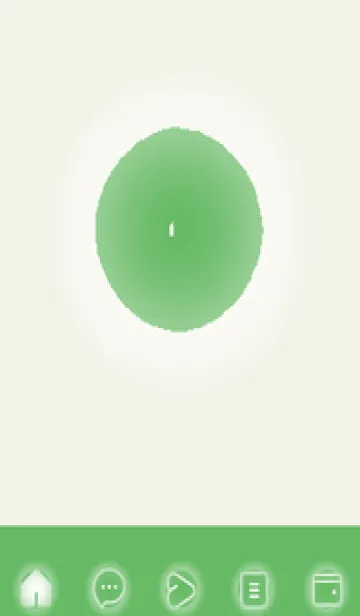 [LINE着せ替え] green color D91の画像1