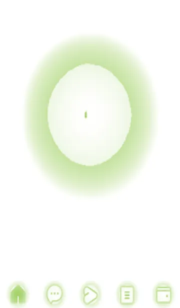 [LINE着せ替え] green color D94の画像1