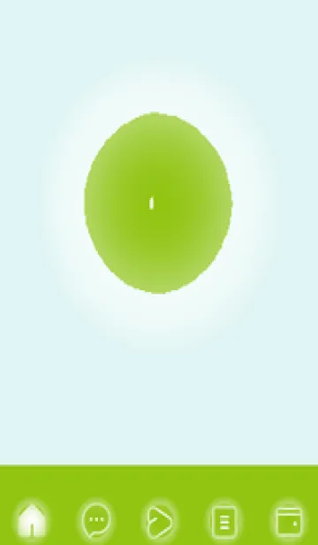 [LINE着せ替え] green color D99の画像1