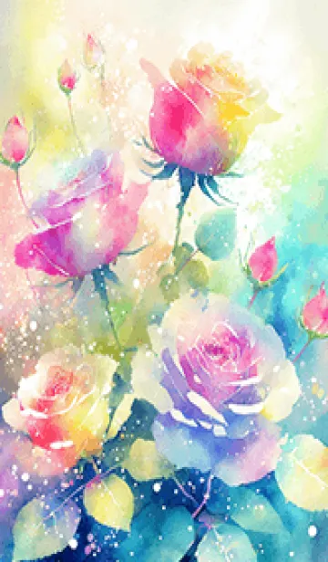 [LINE着せ替え] 薔薇(バラ)の花の着せかえ(R1059)の画像1