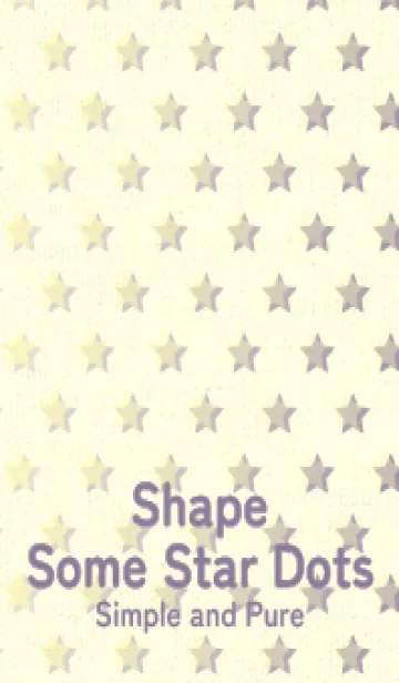 [LINE着せ替え] 星のドッドきせかえ ライトレモンの画像1