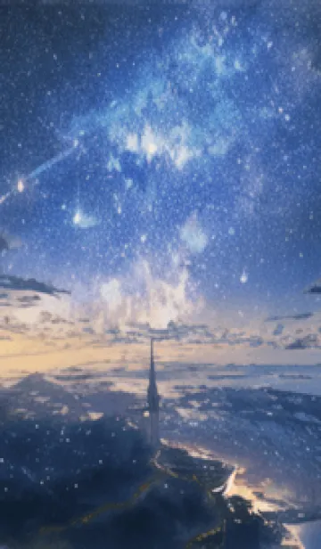 [LINE着せ替え] 銀河の冬空 #MI05。の画像1