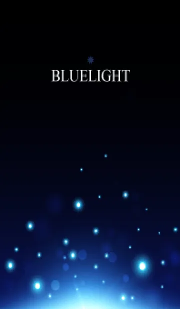 [LINE着せ替え] BLUE LIGHT-BLACK-16の画像1