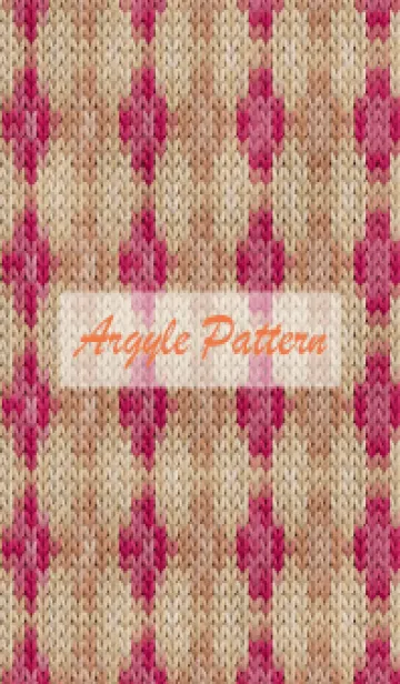 [LINE着せ替え] argyle pattern embroidery 57の画像1