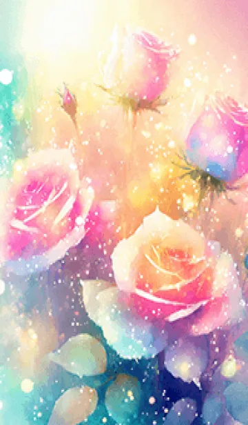 [LINE着せ替え] 薔薇(バラ)の花の着せかえ(R1069)の画像1