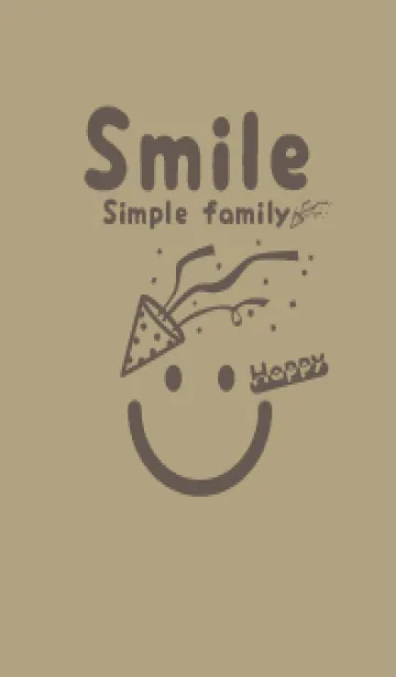 [LINE着せ替え] スマイル＆ハッピー マスタードの画像1