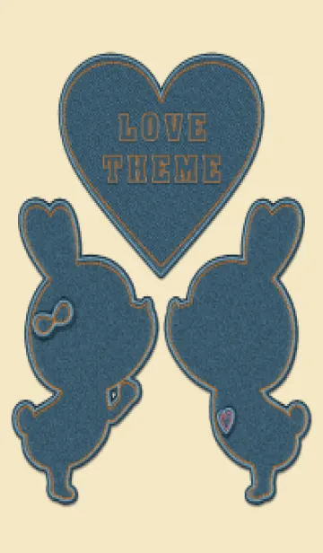 [LINE着せ替え] Love Theme jeans 41の画像1