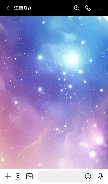 [LINE着せ替え] Beautiful Universe-MEKYM-の画像2