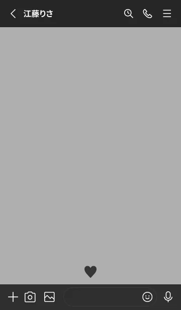 [LINE着せ替え] Simple Heart-STYLISHの画像2