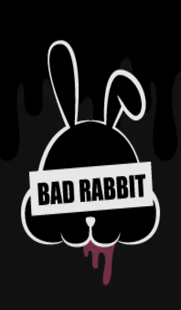 [LINE着せ替え] BLACK-BAD RABBIT DARK 27の画像1