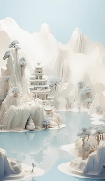 [LINE着せ替え] ミニ中国風景 - 日本語版の画像1