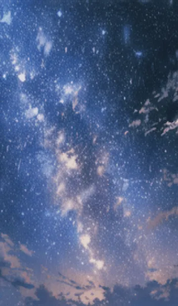 [LINE着せ替え] 銀河の冬空 #MJ27。の画像1