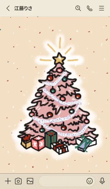 [LINE着せ替え] sweet christmas day.の画像2