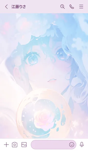 [LINE着せ替え] Rose Girl 2 ／Natural Styleの画像2