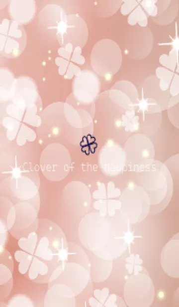 [LINE着せ替え] Clover of the happiness PINK -18の画像1