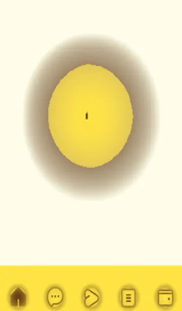 [LINE着せ替え] yellow color D47の画像1