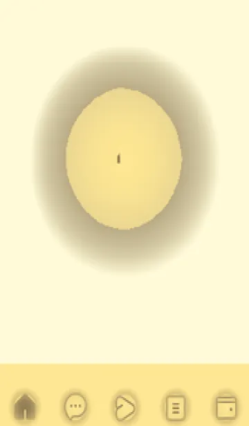 [LINE着せ替え] yellow color D50の画像1