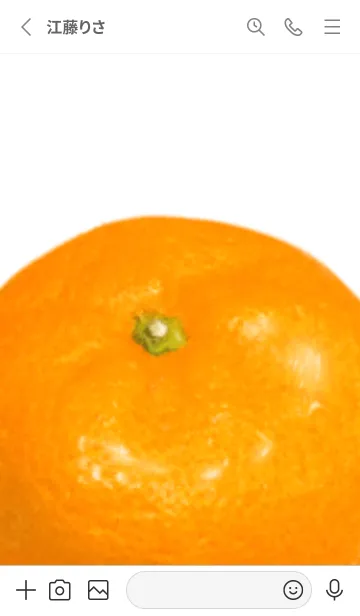 [LINE着せ替え] 丸ごとのみかんの画像2