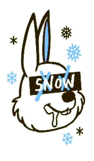 [LINE着せ替え] スノーラビット .28の画像1