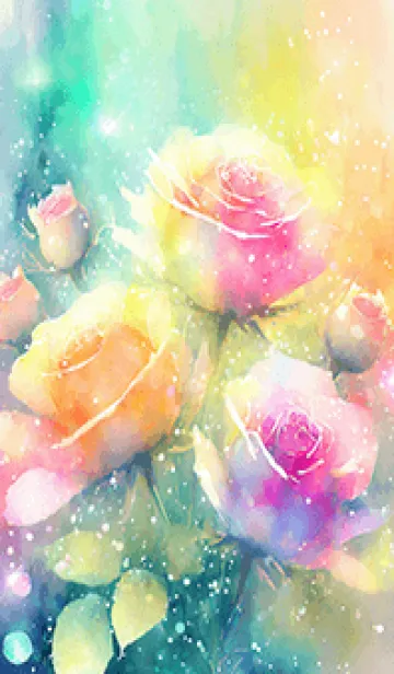 [LINE着せ替え] 薔薇(バラ)の花の着せかえ(R1084)の画像1