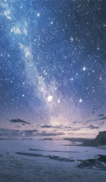 [LINE着せ替え] 銀河の冬空 #MJ14。の画像1