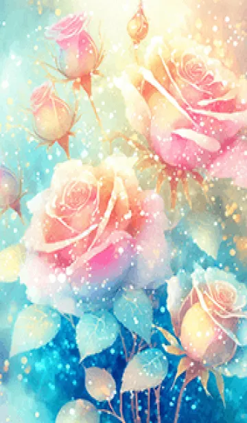 [LINE着せ替え] 薔薇(バラ)の花の着せかえ(R1080)の画像1