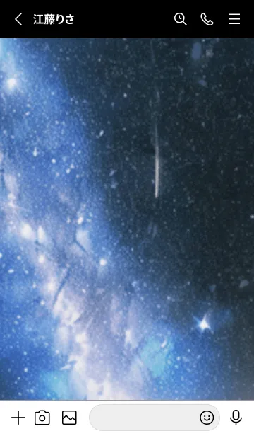 [LINE着せ替え] 銀河の冬空 #MK04。の画像2