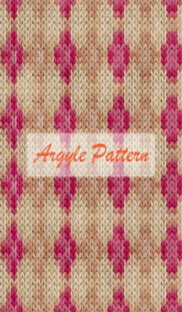 [LINE着せ替え] argyle pattern embroidery 58の画像1