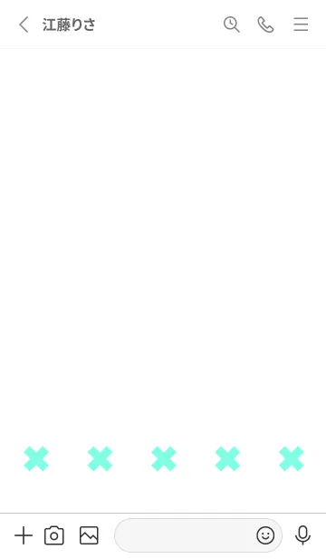 [LINE着せ替え] 地雷うさぎ(white4-05)の画像2