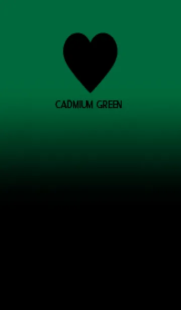 [LINE着せ替え] Black & Cadmium Green Theme V.5 (JP)の画像1