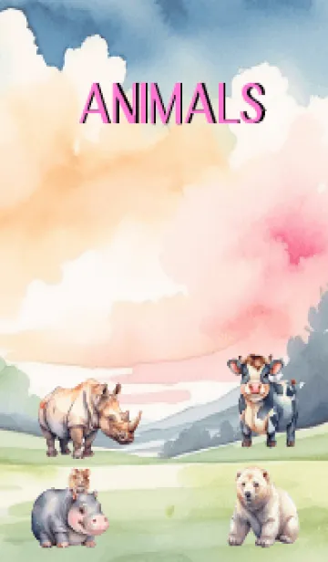 [LINE着せ替え] Love Animals Theme 2 (JP)の画像1