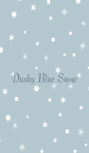 [LINE着せ替え] Dusky Blue Green Snow.MEKYM 8の画像1