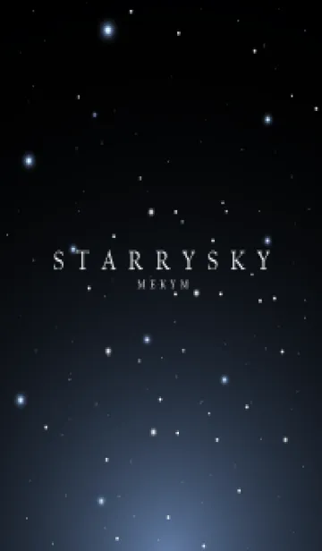 [LINE着せ替え] BLACK-STARRY SKY STAR 27の画像1