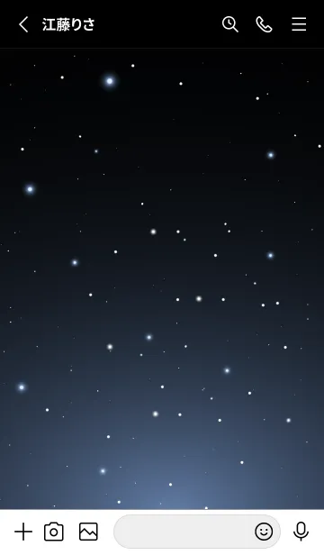 [LINE着せ替え] BLACK-STARRY SKY STAR 27の画像2