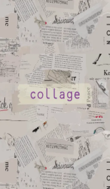 [LINE着せ替え] collage art 35の画像1