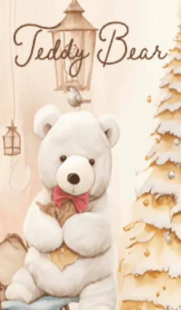 [LINE着せ替え] brown♡ナチュラルなクマ03_1の画像1