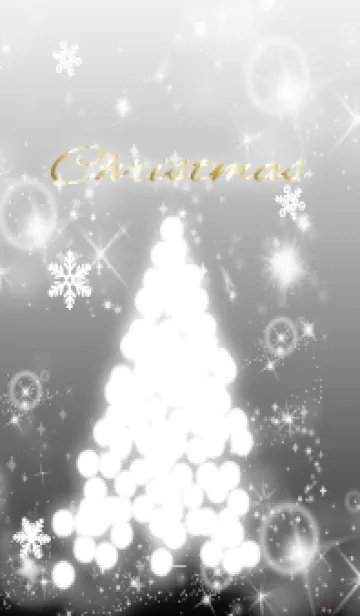 [LINE着せ替え] 黒 : ホワイトクリスマスの着せ替えの画像1