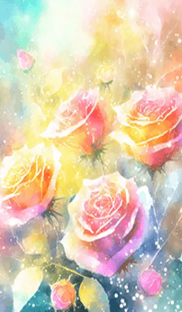 [LINE着せ替え] 薔薇(バラ)の花の着せかえ(R1122)の画像1