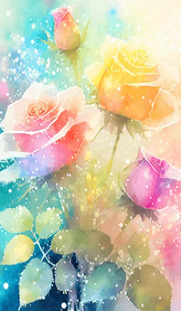 [LINE着せ替え] 薔薇(バラ)の花の着せかえ(R1125)の画像1