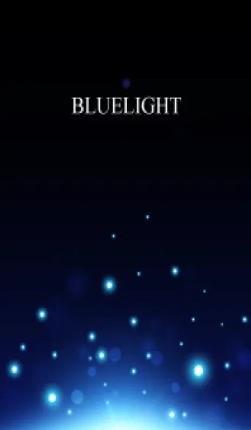 [LINE着せ替え] BLUE LIGHT-BLACK-19の画像1